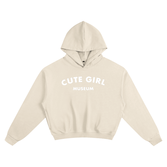 CGM Cute Girl Logo Arch Boxy Hoodie