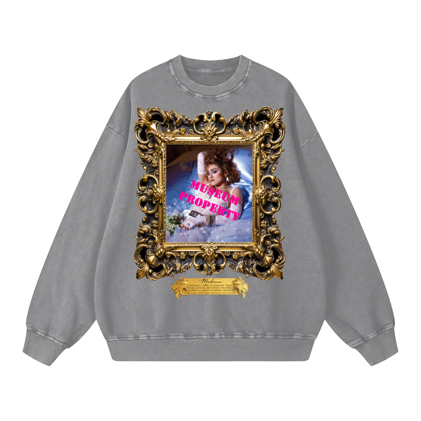Acid Wash Oversize Sweatshirt - 360 GSM