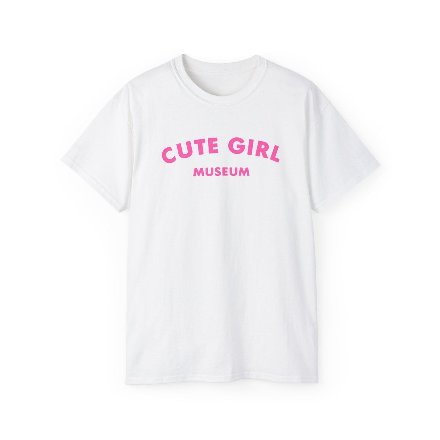 CGM Cute Girl Pink Arch Logo Classic Cotton Tee (S-5X)