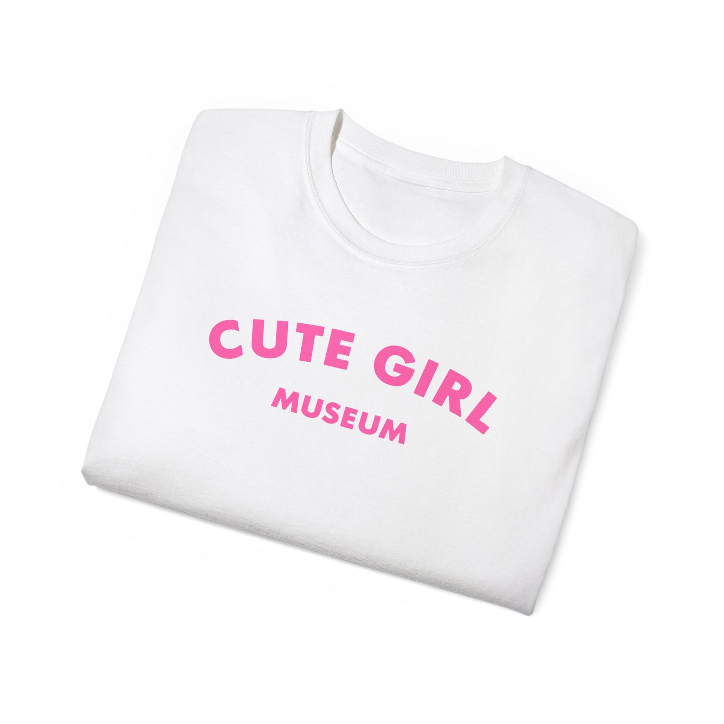 CGM Cute Girl Pink Arch Logo Classic Cotton Tee (S-5X)