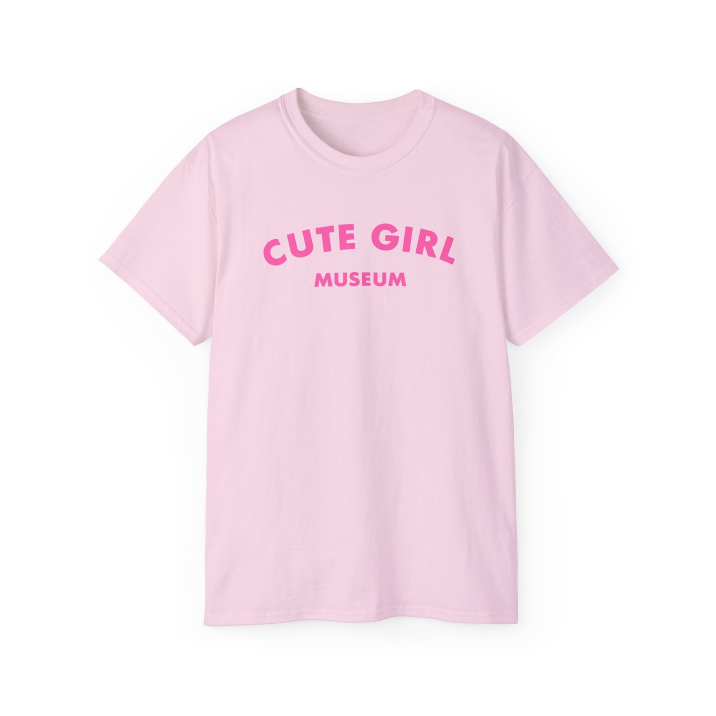 CGM Cute Girl Pink Arch Logo Classic Cotton Tee (S-5X)