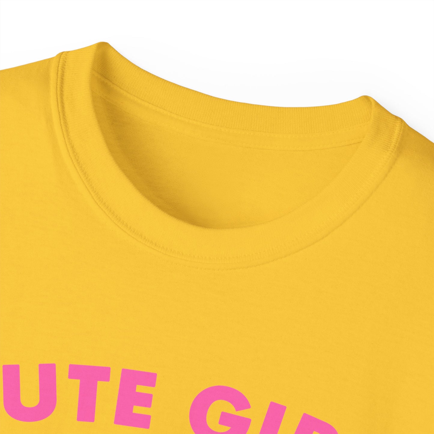 CGM Cute Girl Pink Arch Logo Classic Cotton Tee (S-5X)