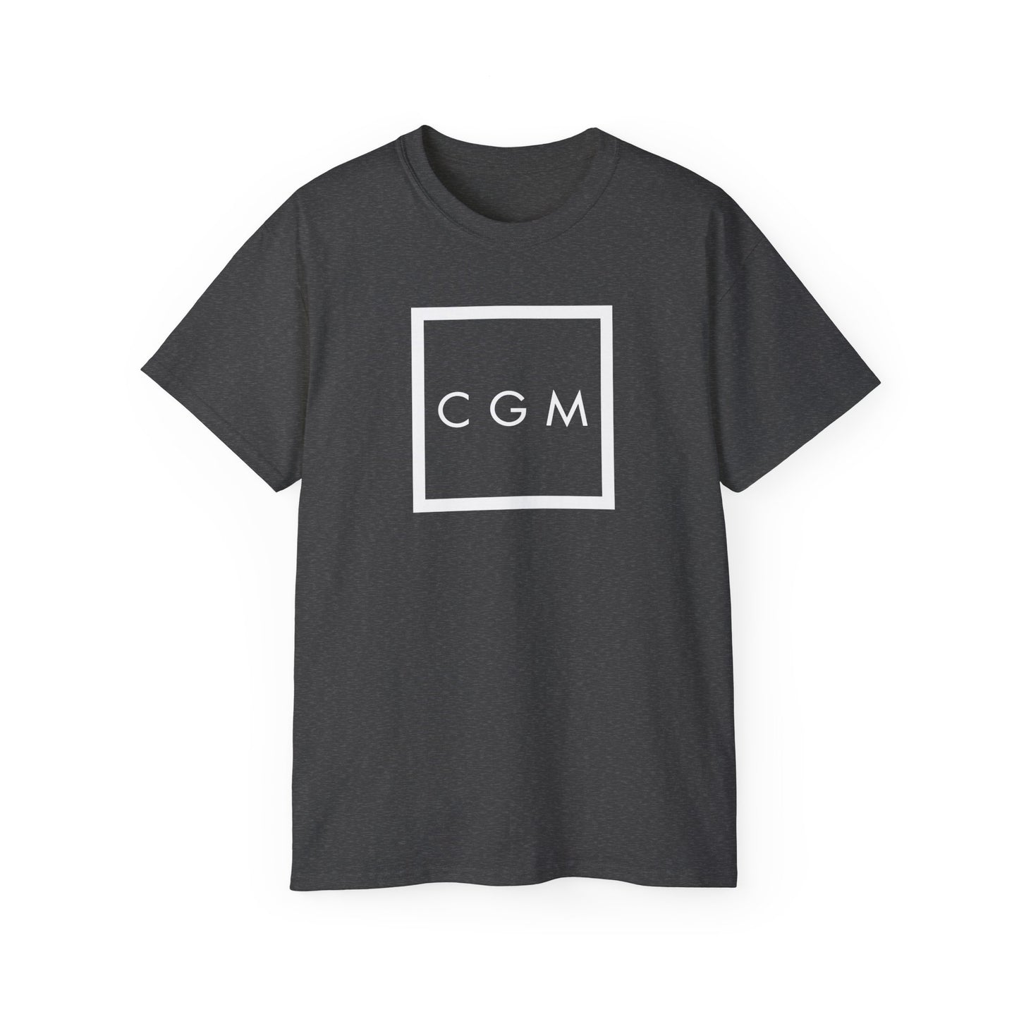 CGM Cute Girl Initials Box Logo Classic Cotton Tee (S-5X)