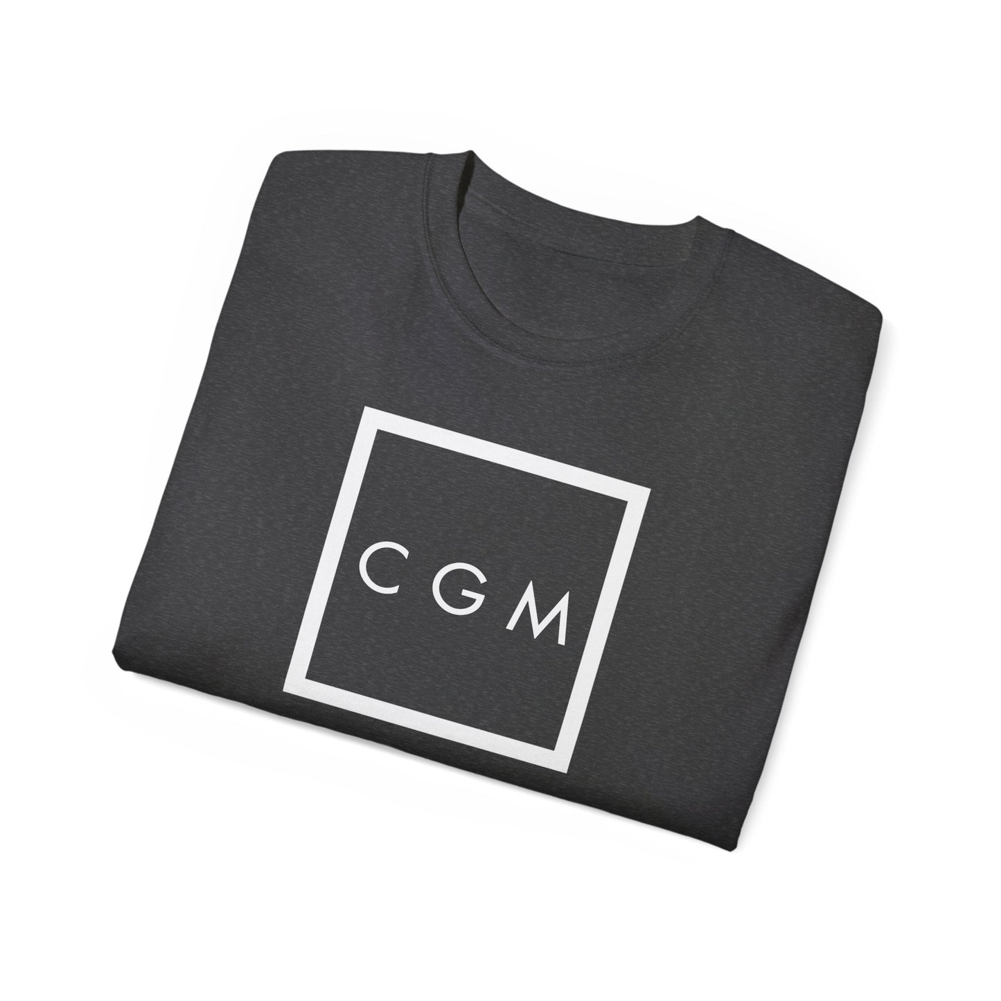 CGM Cute Girl Initials Box Logo Classic Cotton Tee (S-5X)