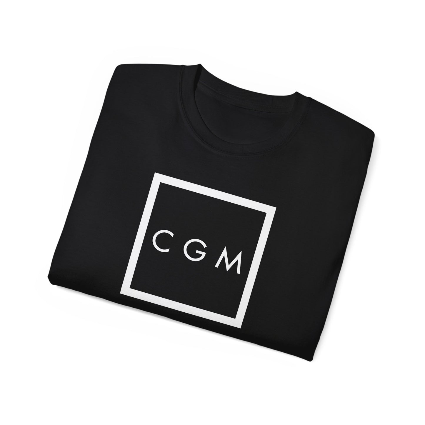 CGM Cute Girl Initials Box Logo Classic Cotton Tee (S-5X)