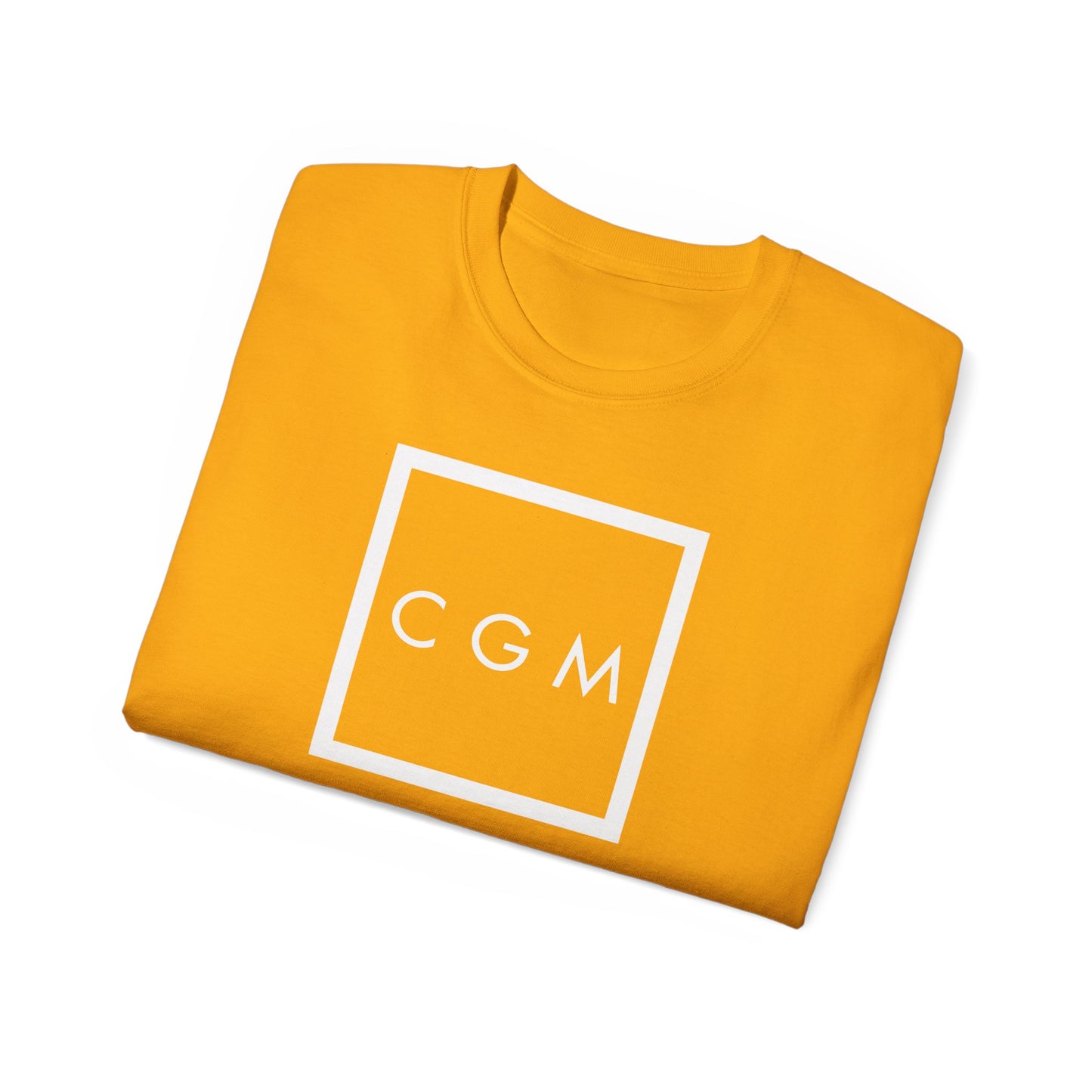 CGM Cute Girl Initials Box Logo Classic Cotton Tee (S-5X)
