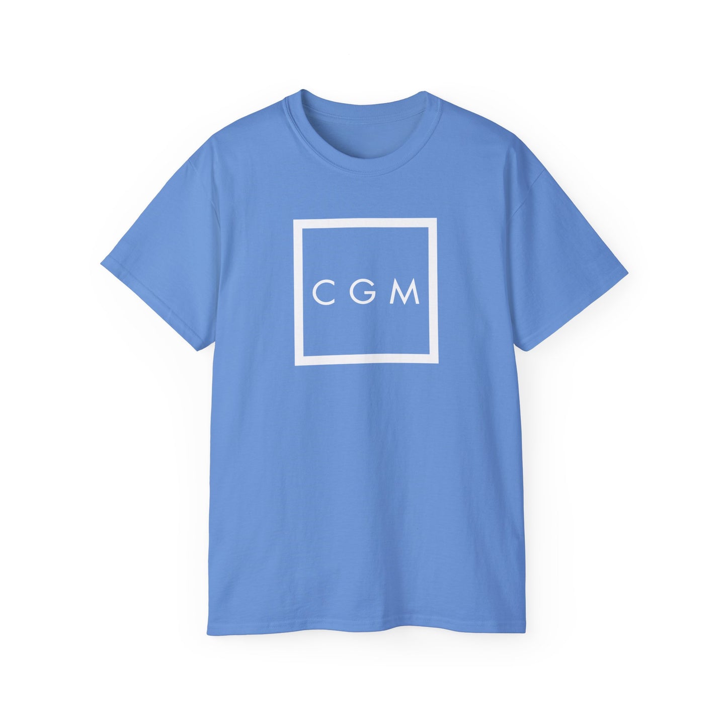 CGM Cute Girl Initials Box Logo Classic Cotton Tee (S-5X)
