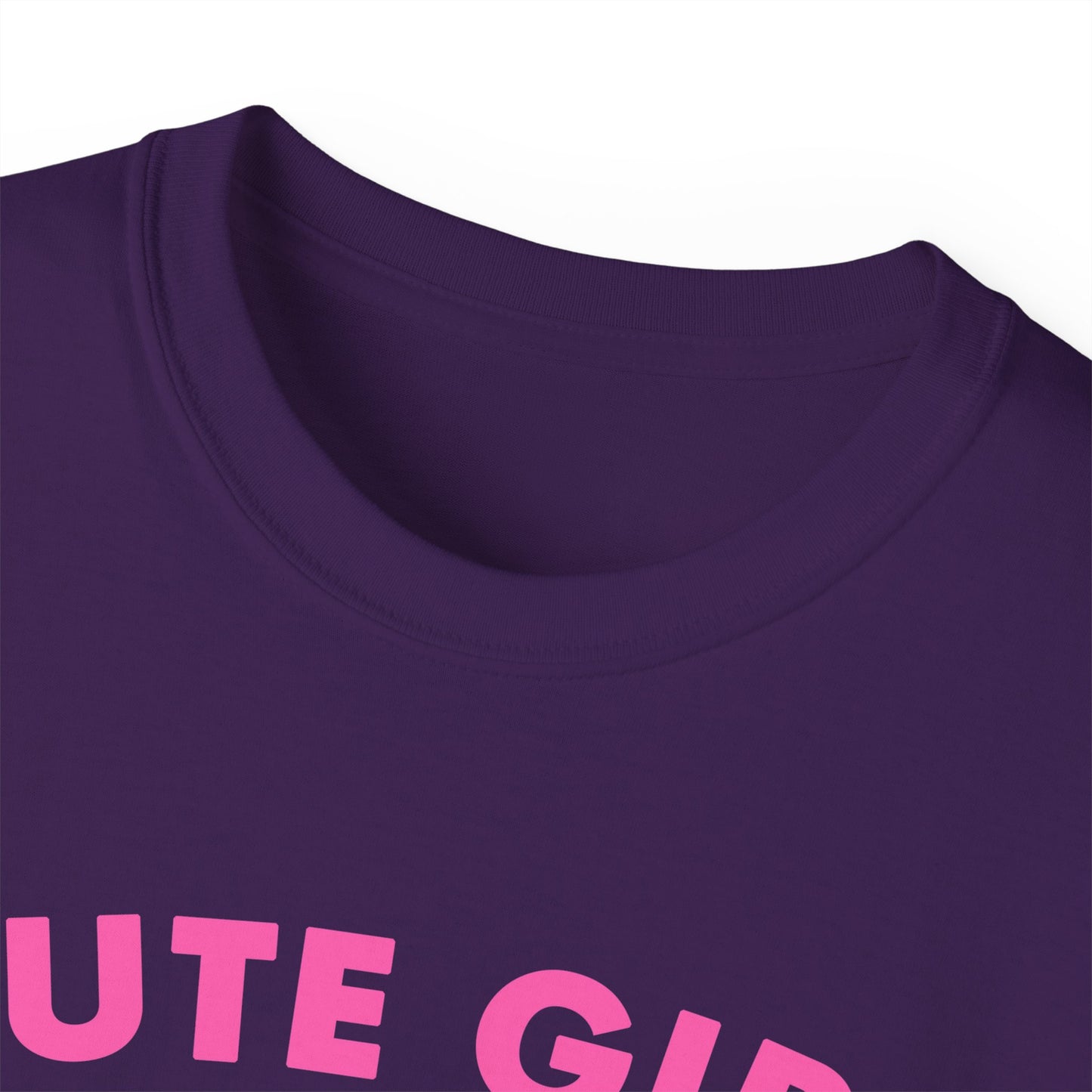 CGM Cute Girl Pink Arch Logo Classic Cotton Tee (S-5X)