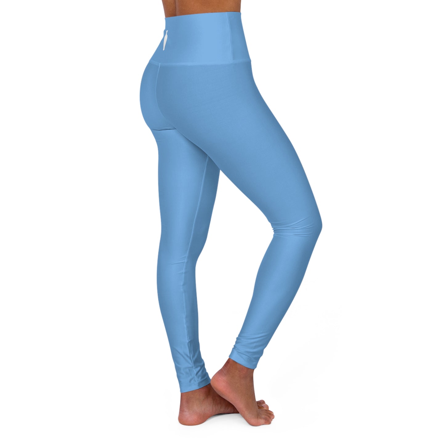CGM High Waisted Yoga Leggings (Light Blue)