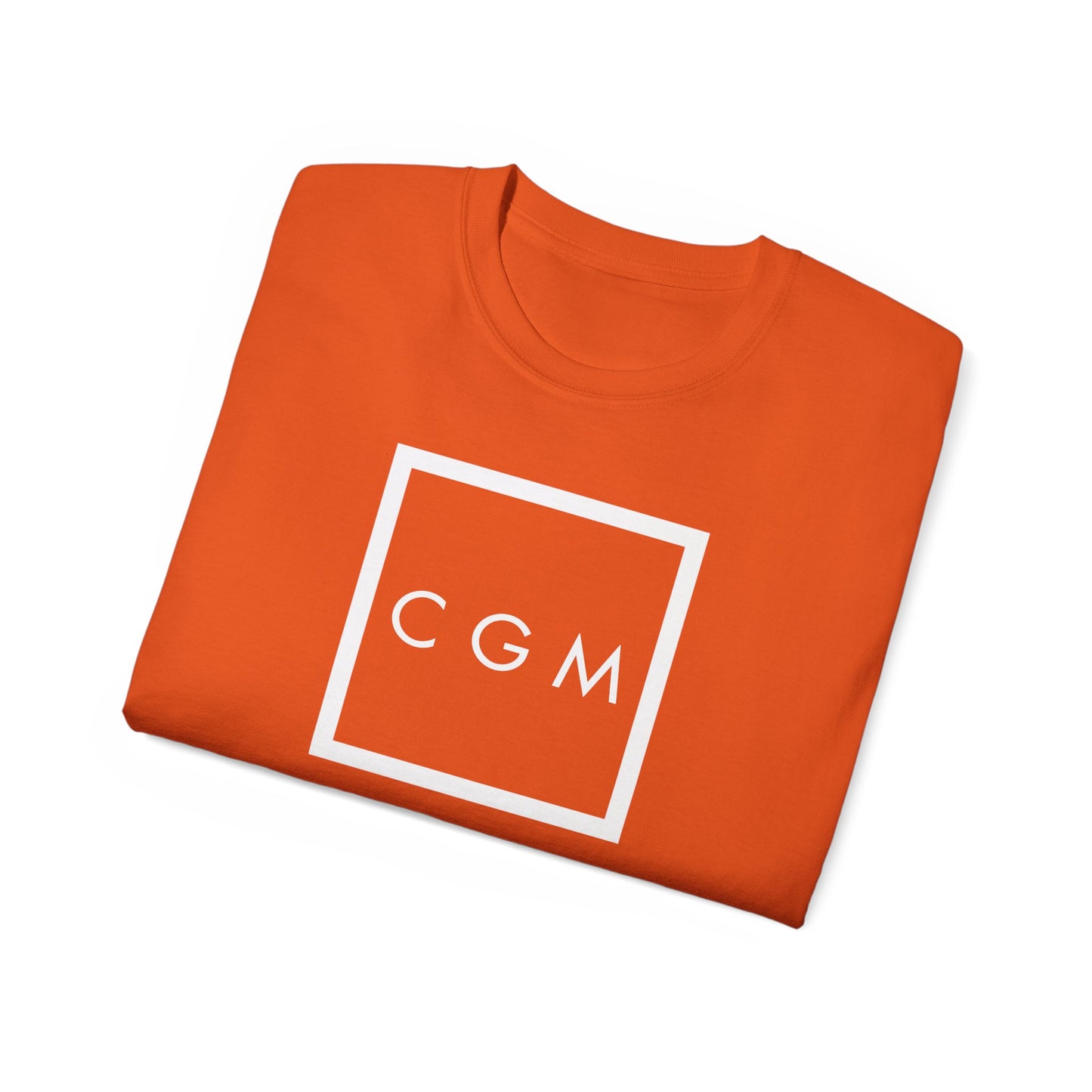 CGM Cute Girl Initials Box Logo Classic Cotton Tee (S-5X)