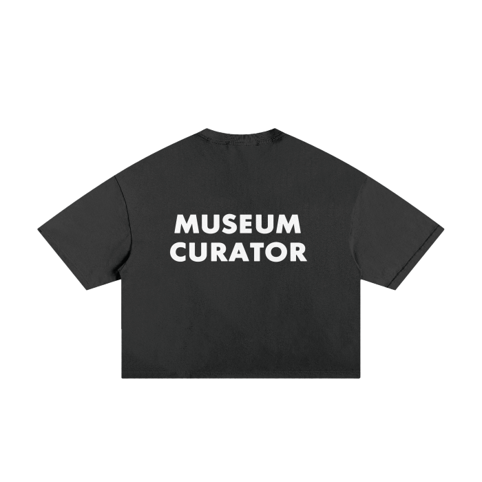 CGM Cute Girl Logo Frayed Boxy Tee