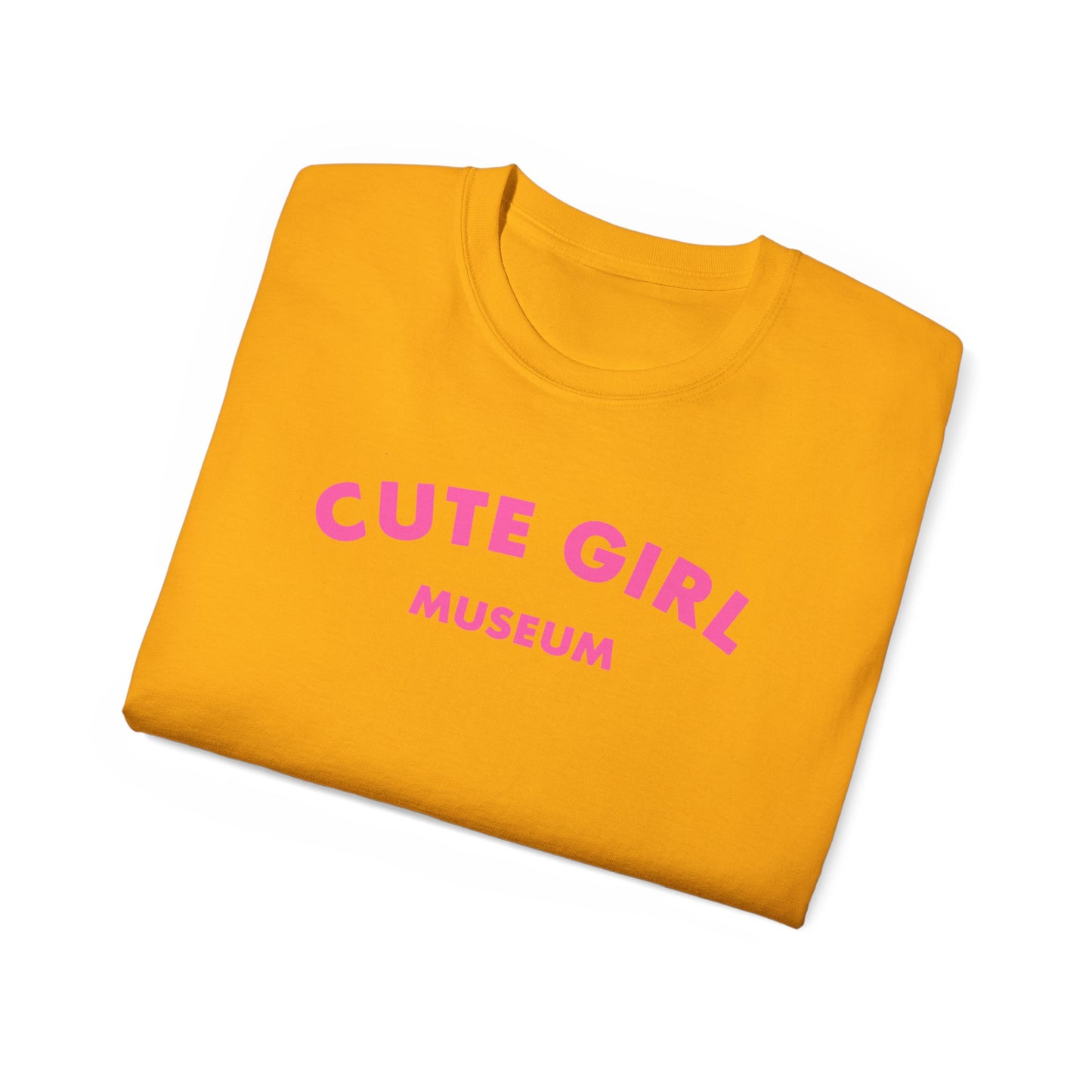 CGM Cute Girl Pink Arch Logo Classic Cotton Tee (S-5X)