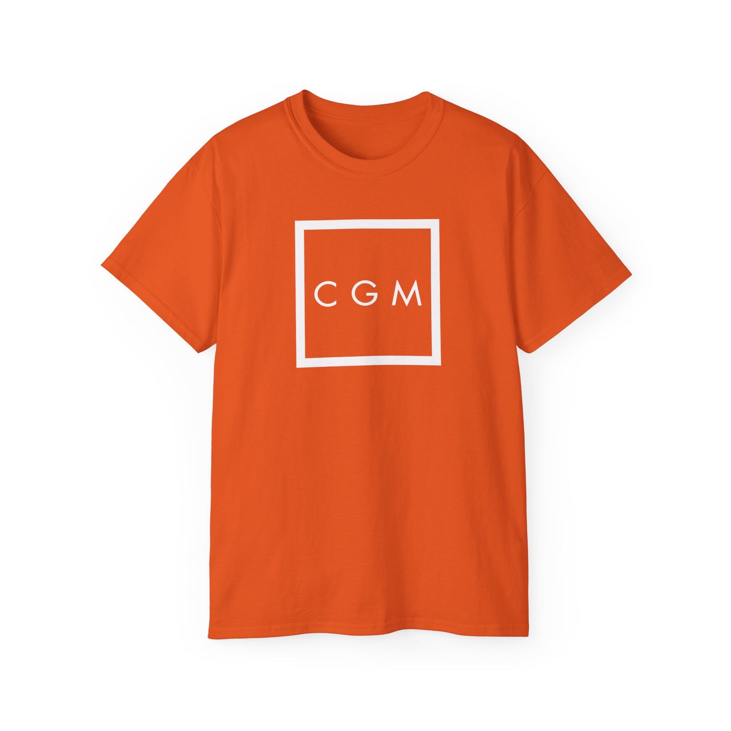CGM Cute Girl Initials Box Logo Classic Cotton Tee (S-5X)