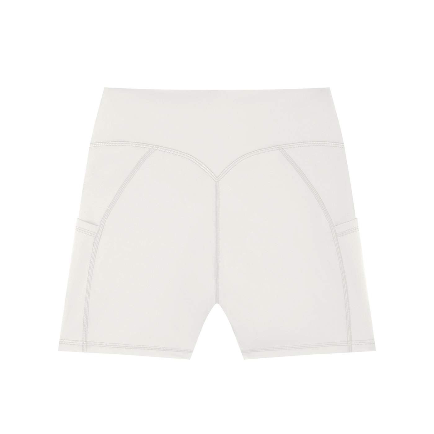 CGM High-Waisted Pocket Gym Shorts (Front Logo)