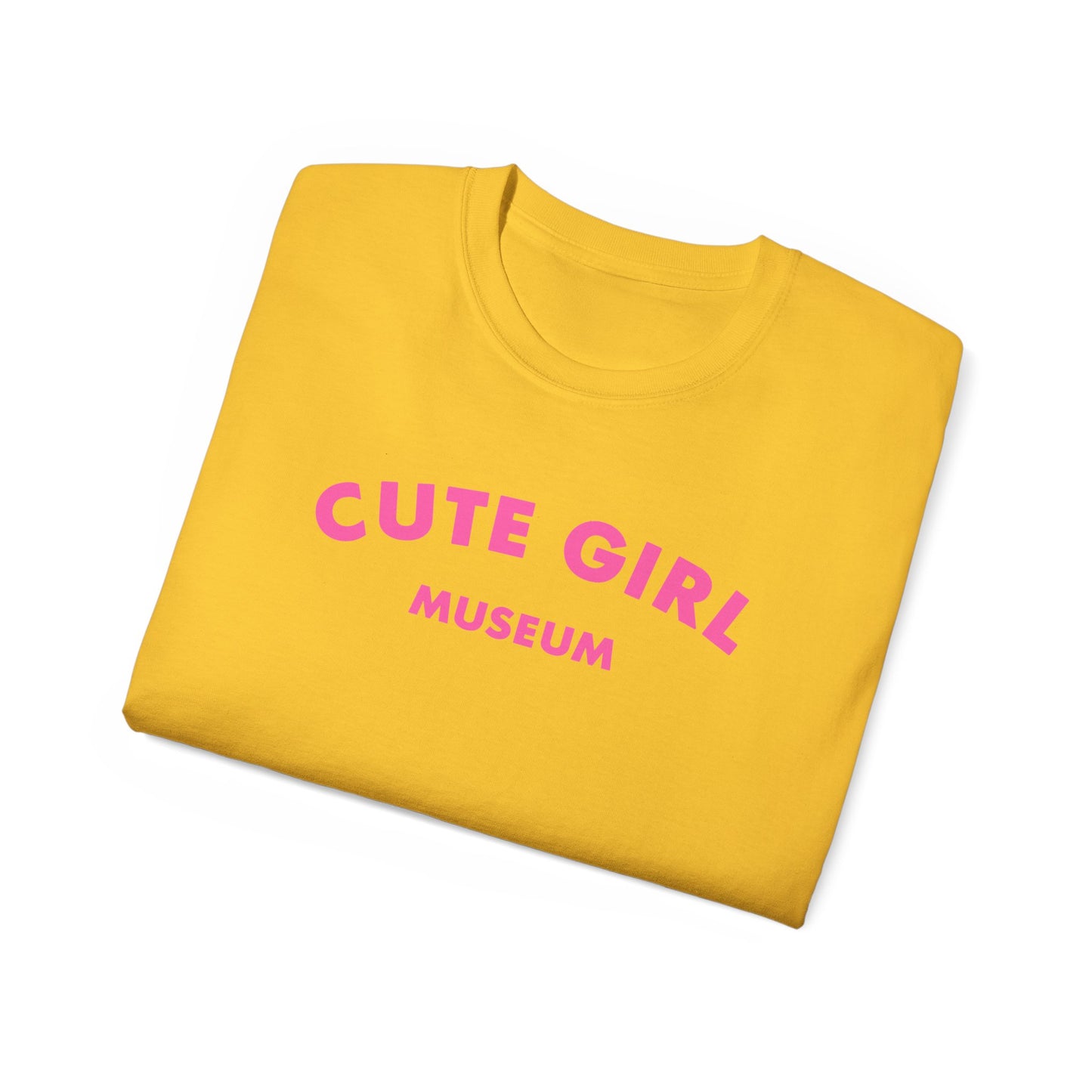CGM Cute Girl Pink Arch Logo Classic Cotton Tee (S-5X)
