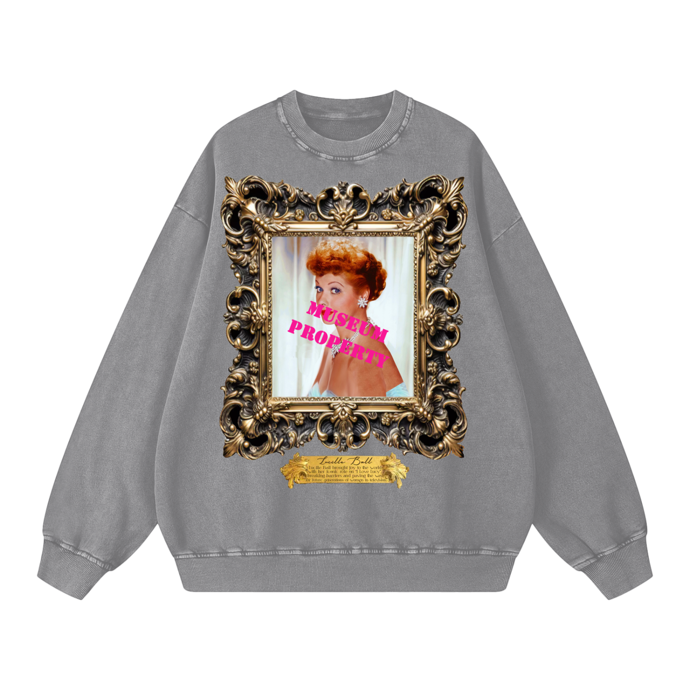 Acid Wash Oversize Sweatshirt - 360 GSM
