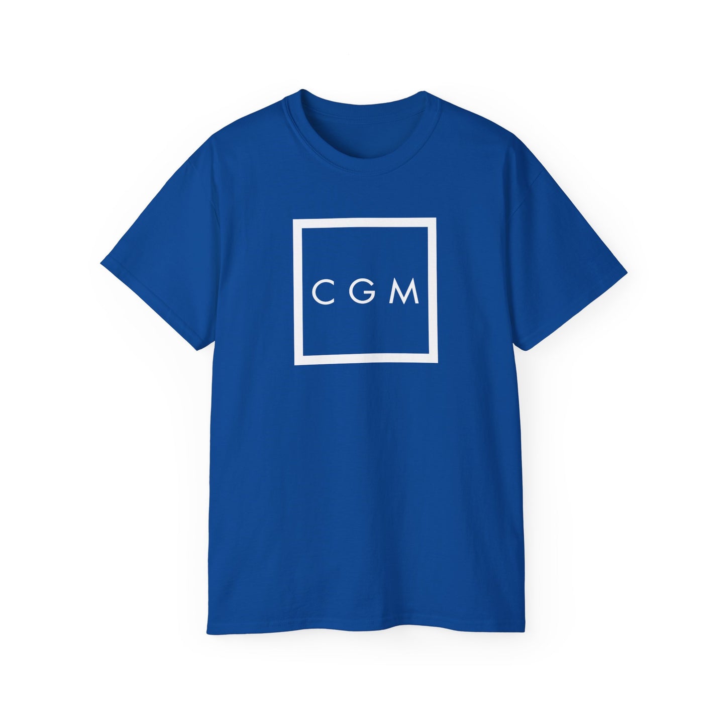 CGM Cute Girl Initials Box Logo Classic Cotton Tee (S-5X)