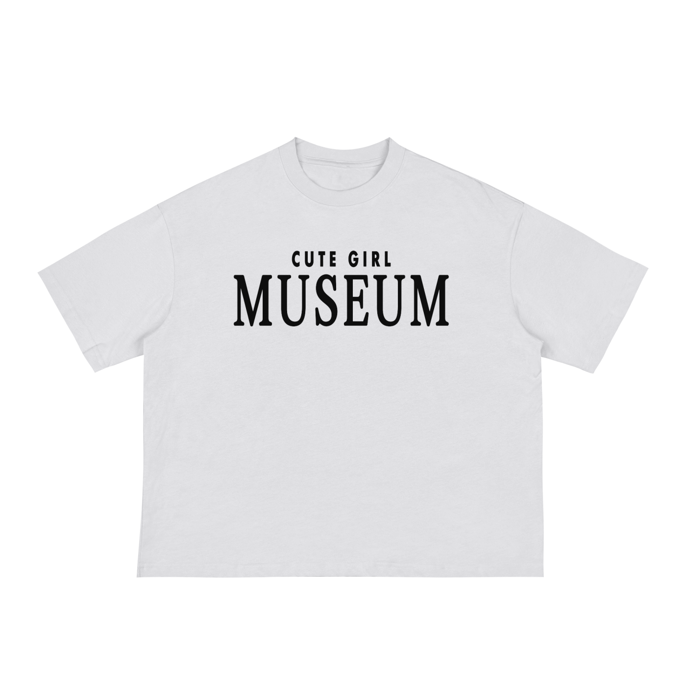 CGM Museum Logo Boxy Tee White
