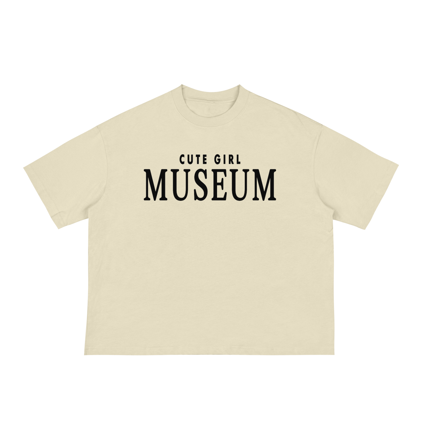 CGM Museum Logo Boxy Tee White