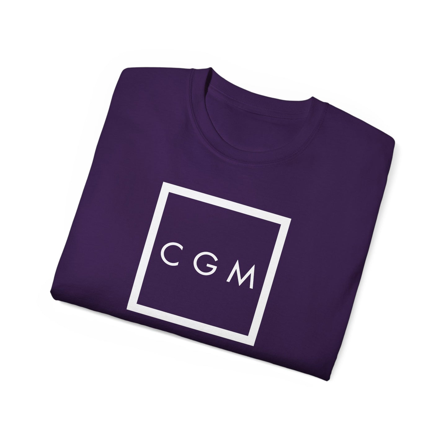 CGM Cute Girl Initials Box Logo Classic Cotton Tee (S-5X)