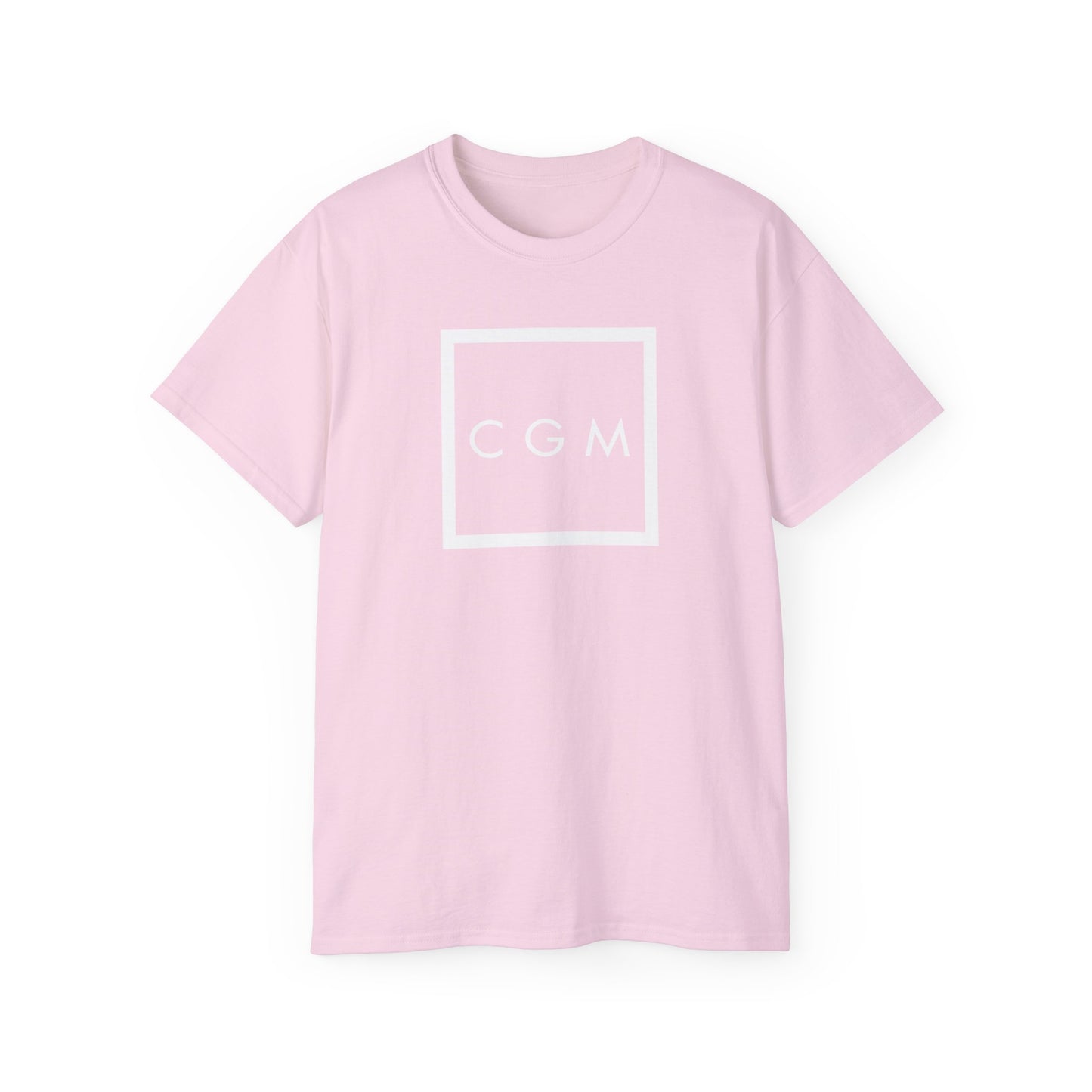 CGM Cute Girl Initials Box Logo Classic Cotton Tee (S-5X)