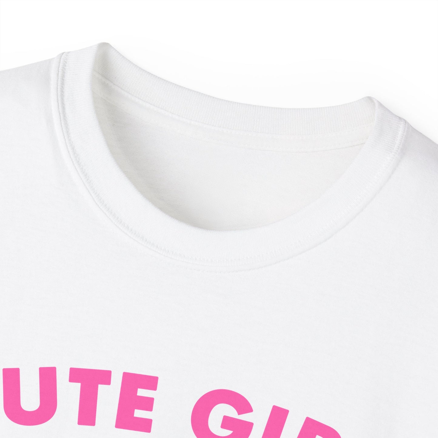 CGM Cute Girl Pink Arch Logo Classic Cotton Tee (S-5X)