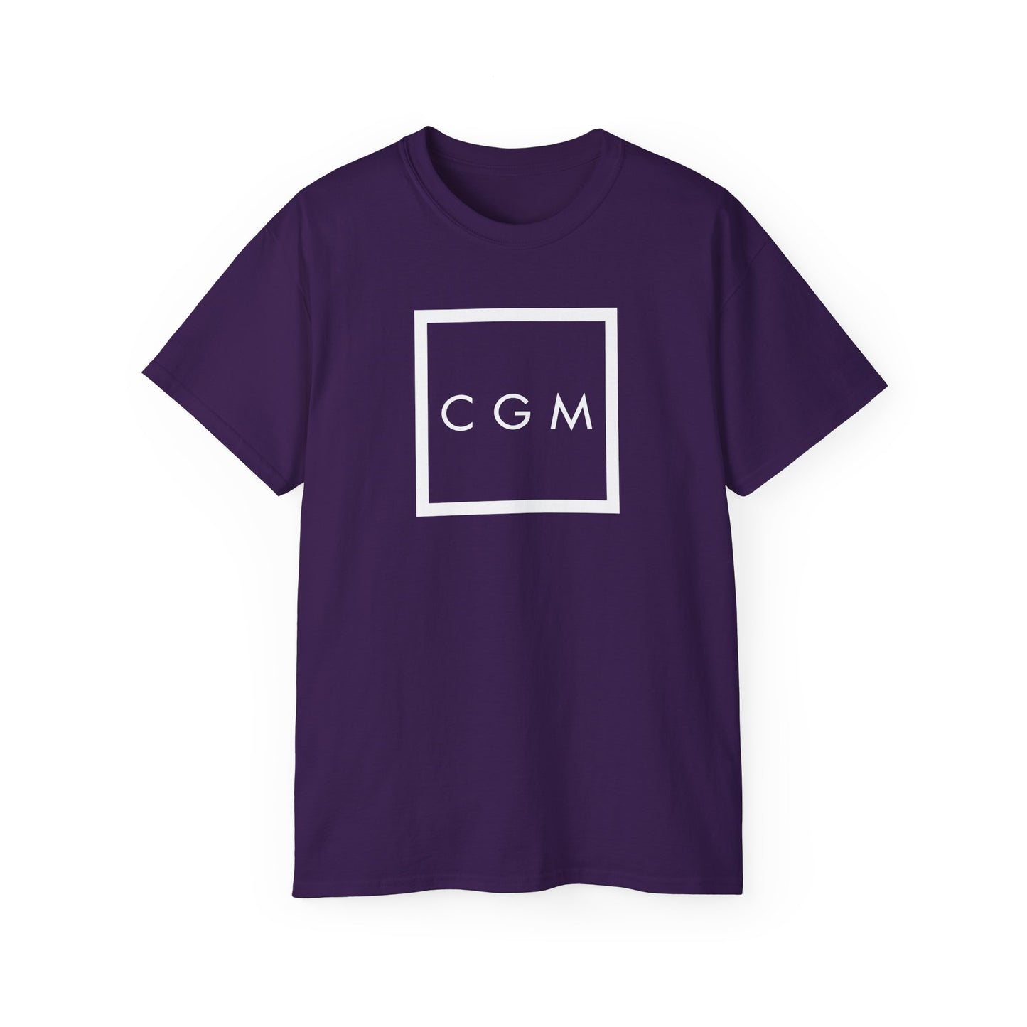CGM Cute Girl Initials Box Logo Classic Cotton Tee (S-5X)