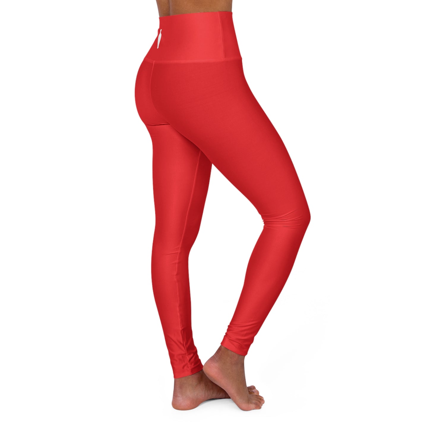 CGM High Waisted Yoga Leggings (Red)
