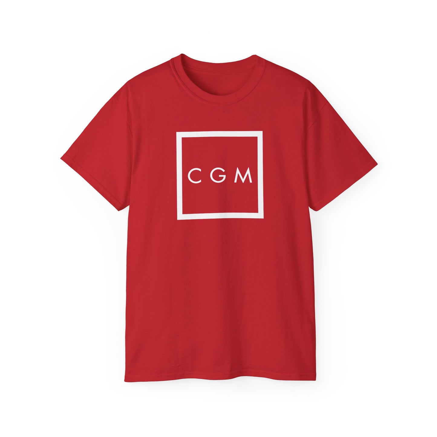 CGM Cute Girl Initials Box Logo Classic Cotton Tee (S-5X)