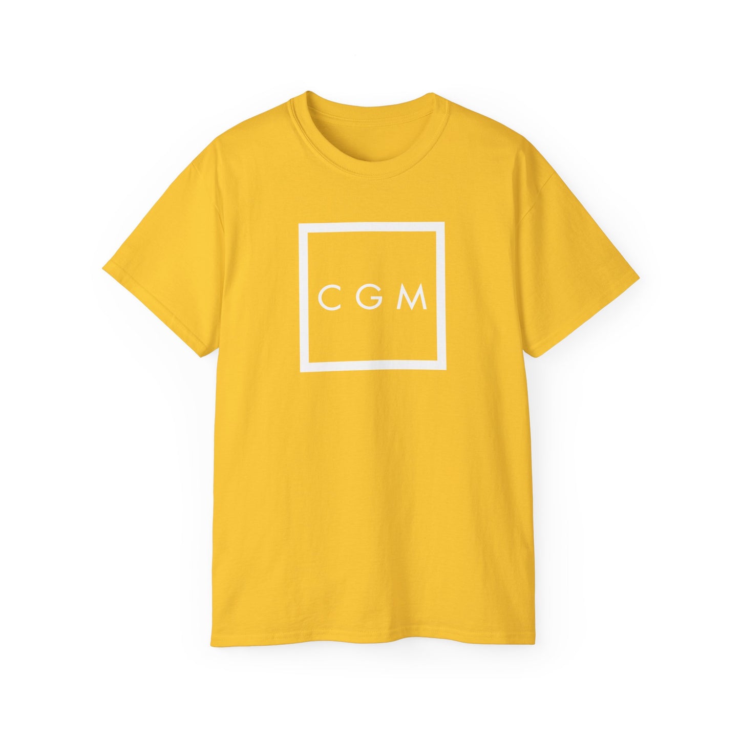 CGM Cute Girl Initials Box Logo Classic Cotton Tee (S-5X)