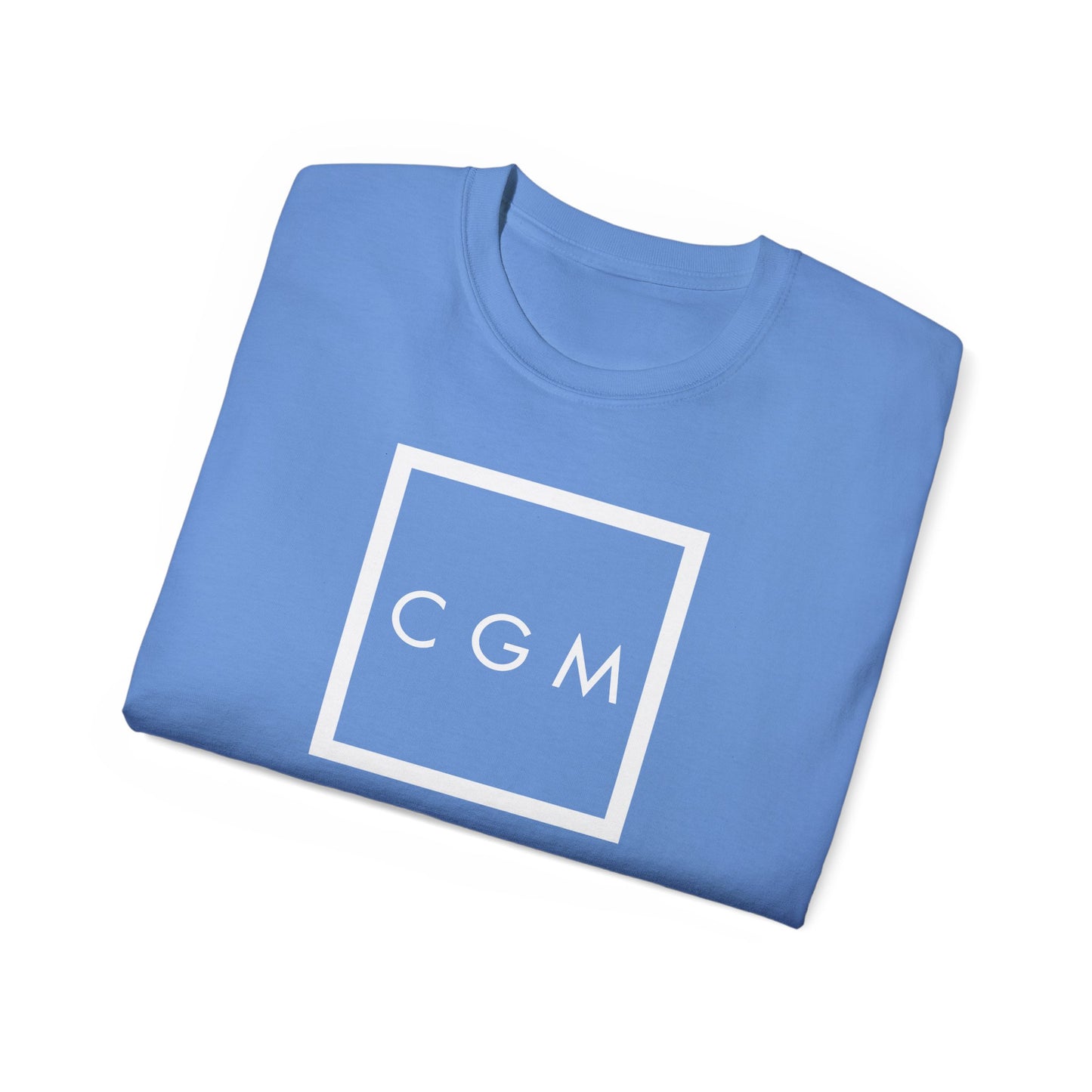 CGM Cute Girl Initials Box Logo Classic Cotton Tee (S-5X)