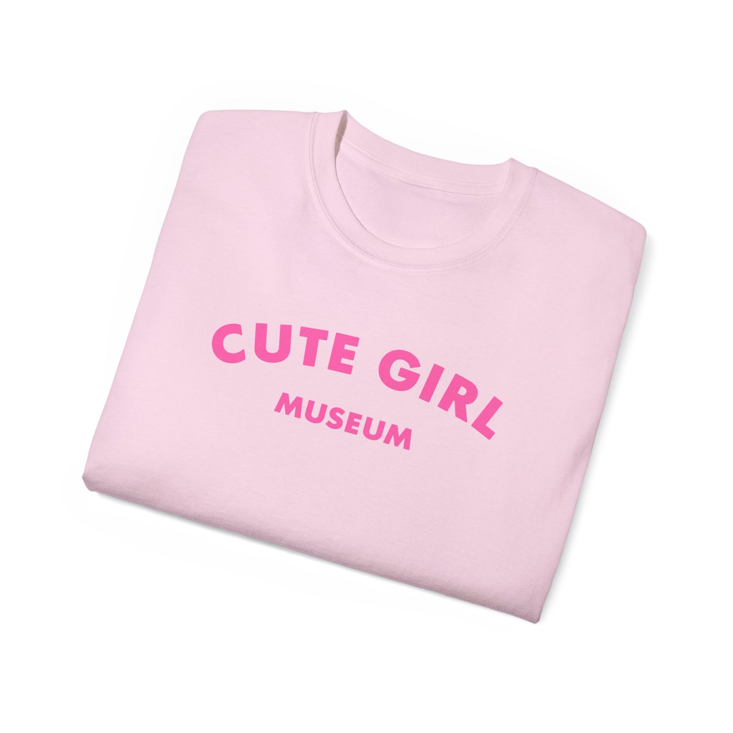 CGM Cute Girl Pink Arch Logo Classic Cotton Tee (S-5X)