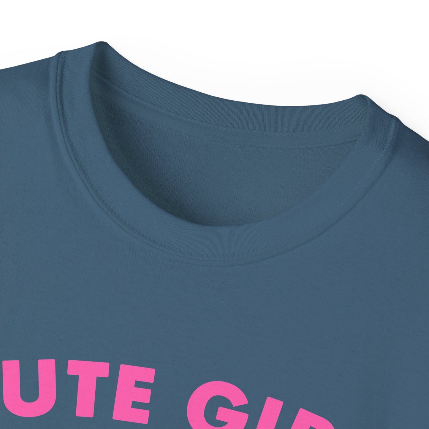 CGM Cute Girl Pink Arch Logo Classic Cotton Tee (S-5X)