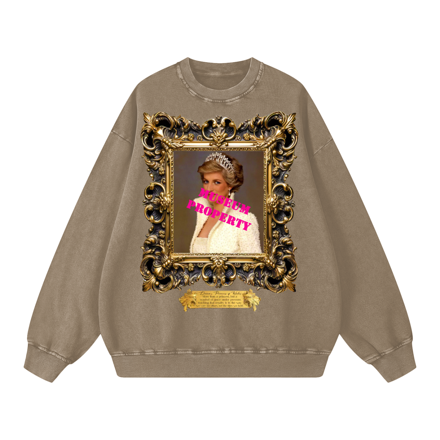 Acid Wash Oversize Sweatshirt - 360 GSM