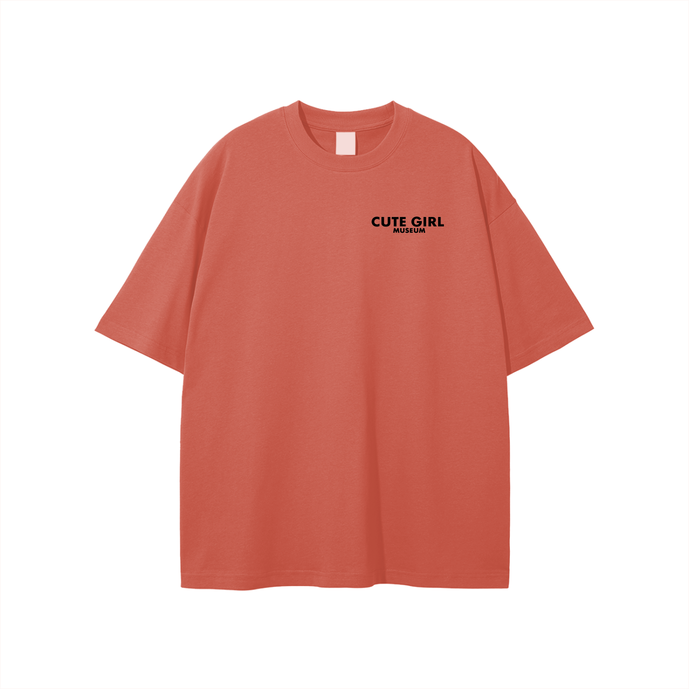 CGM Left Chest Logo Get Cute Tee White