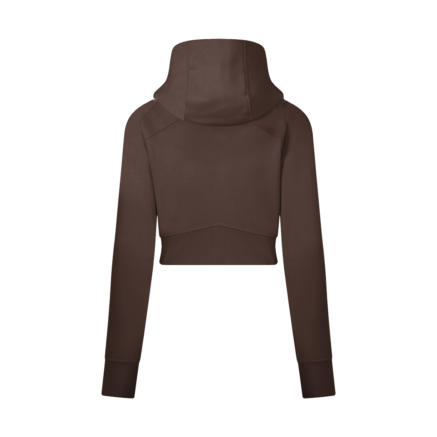 CGM Cute Girl Logo Cropped Zip-Through Hoodie