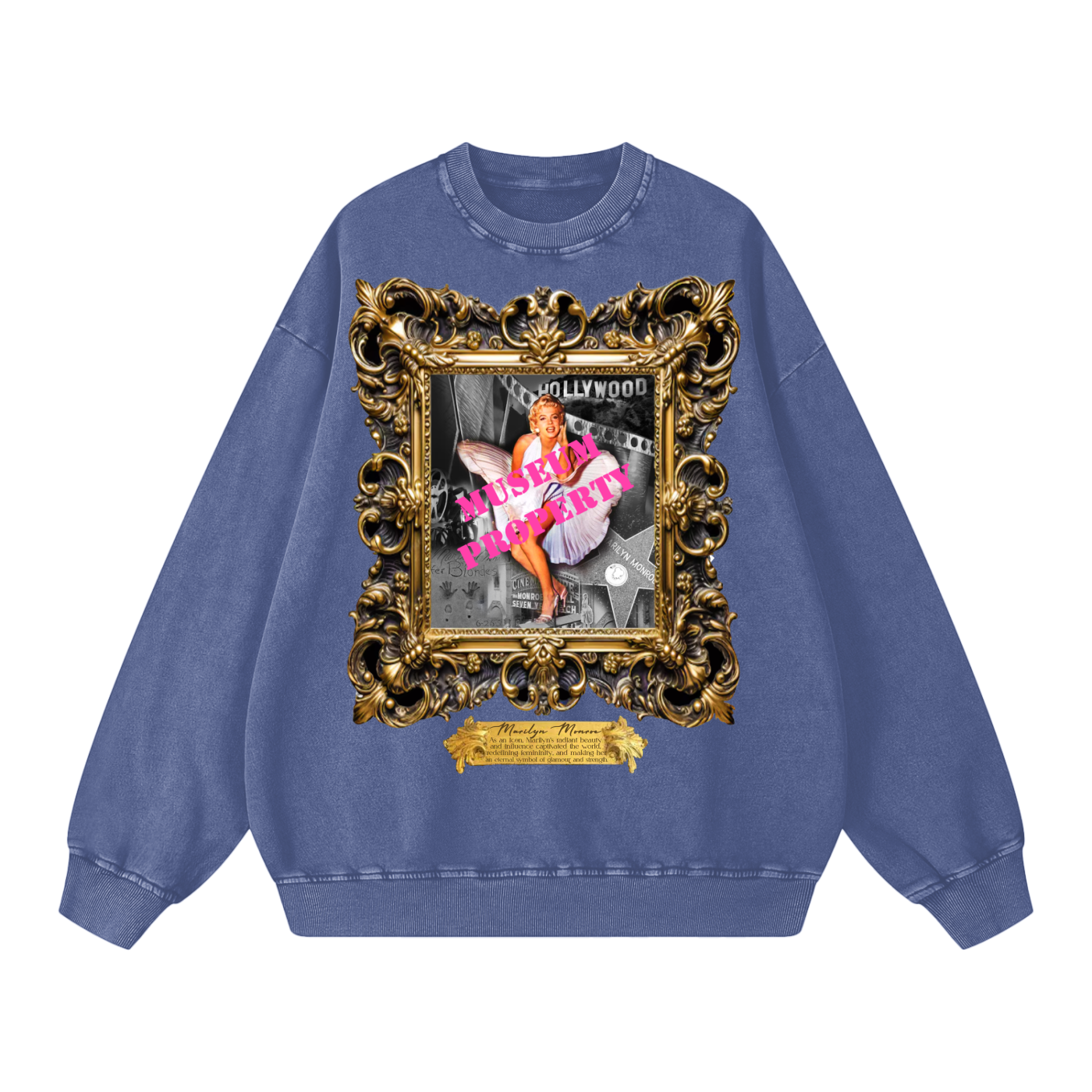 Acid Wash Oversize Sweatshirt - 360 GSM