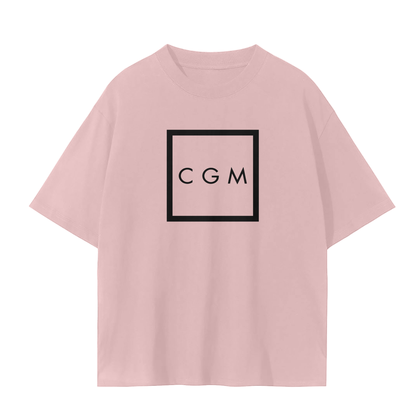 CGM Initials Box Logo Tee White