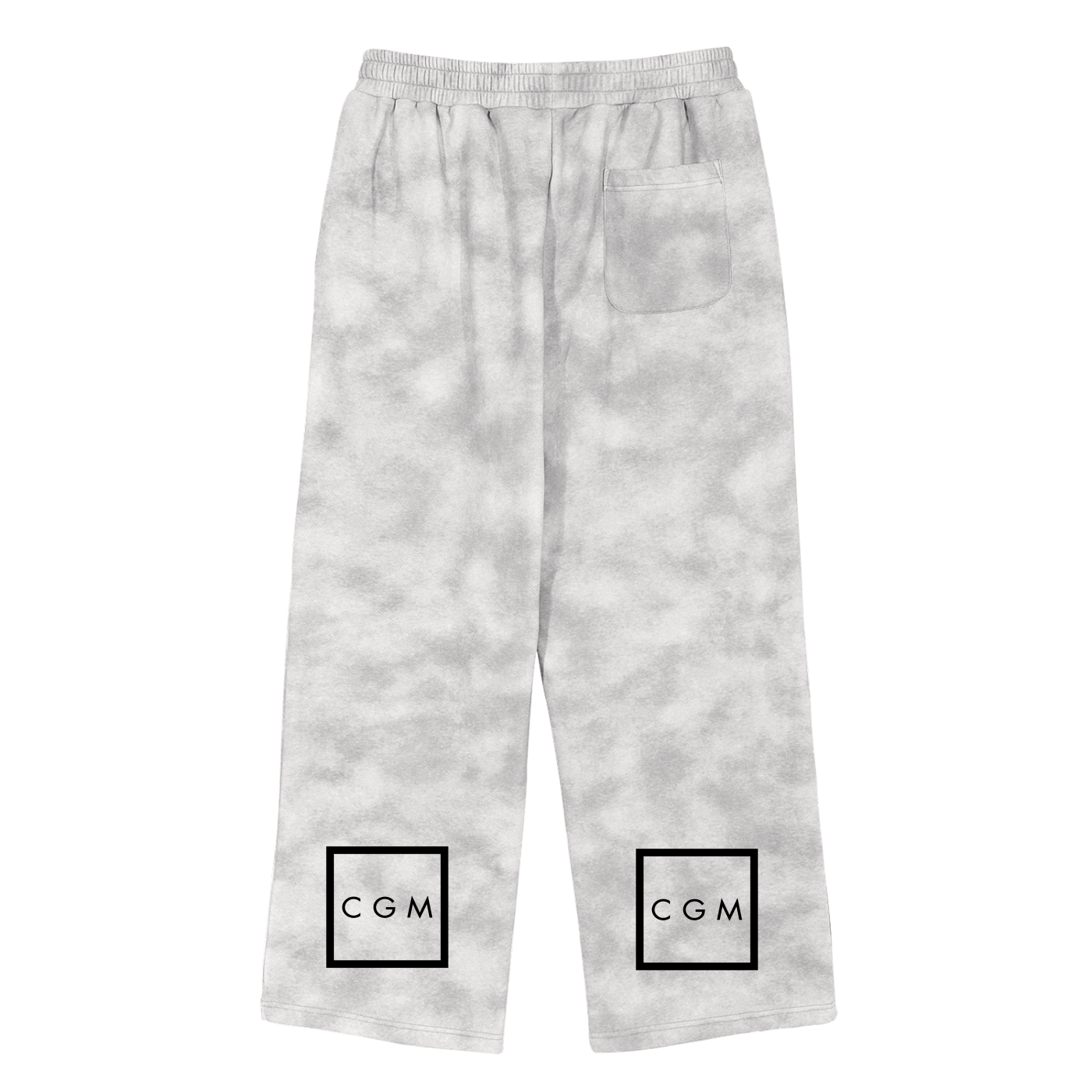 CGM Varsity Letter Dirty Washed  Fleece Sweatpants