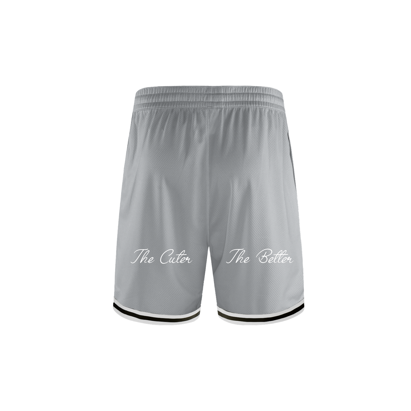 CGM Varsity Letter Classic Stripe Trim Basketball Shorts