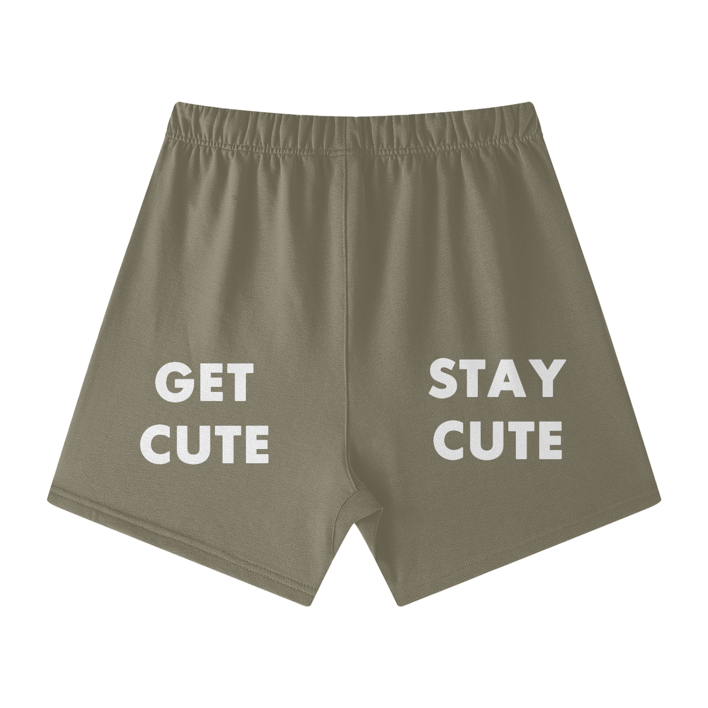CGM Initials Box Logo Earth Tone Cotton Shorts
