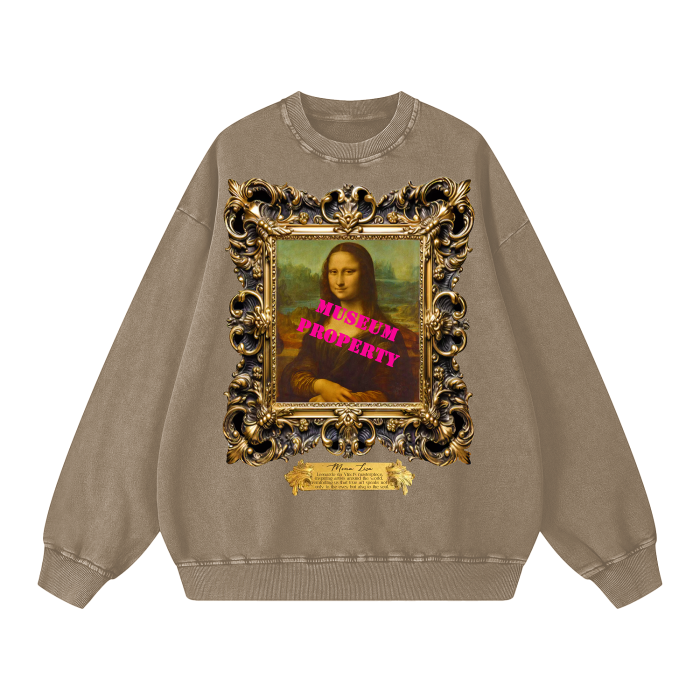 Acid Wash Oversize Sweatshirt - 360 GSM