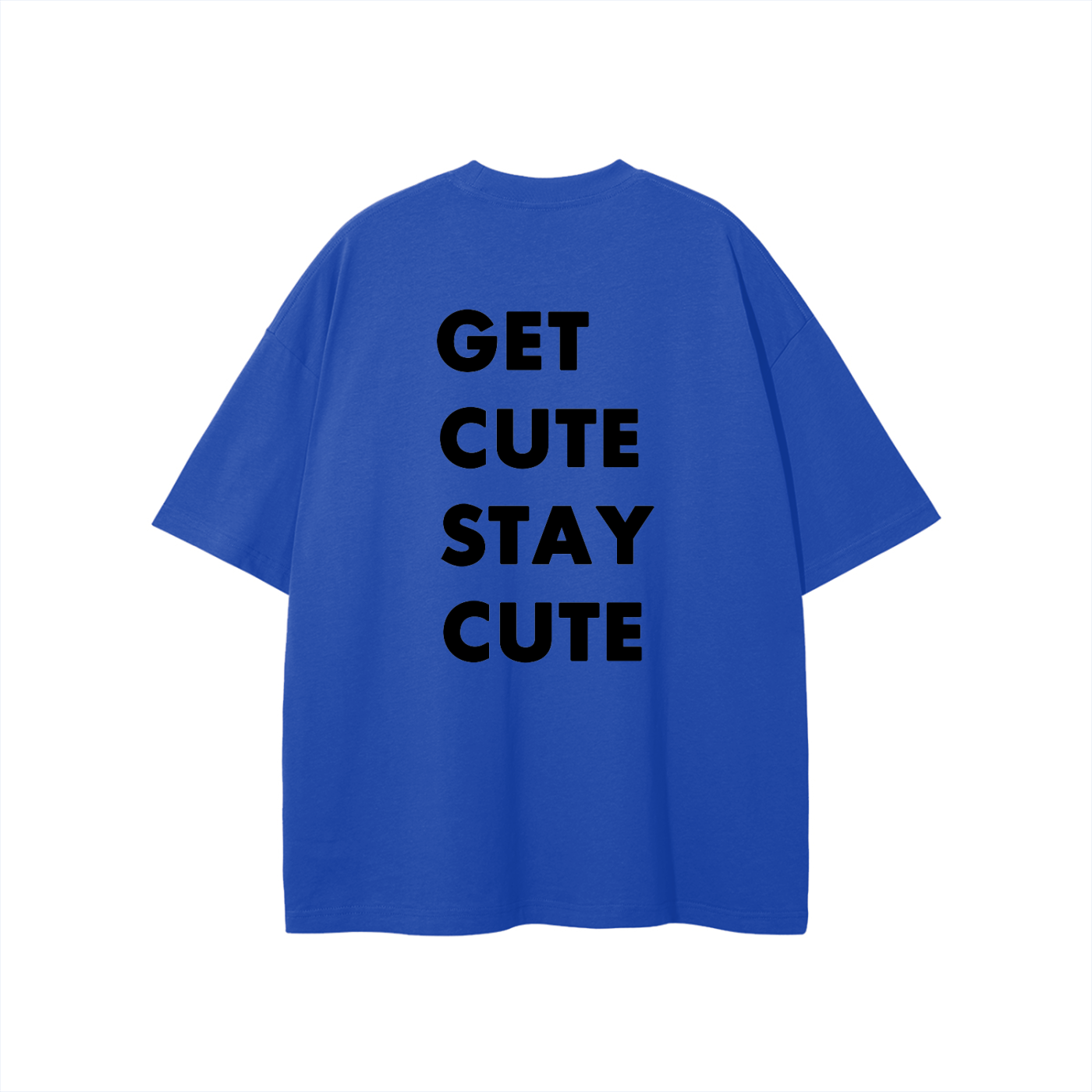 CGM Left Chest Logo Get Cute Tee White