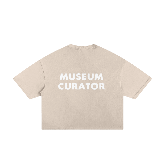 CGM Cute Girl Logo Frayed Boxy Tee