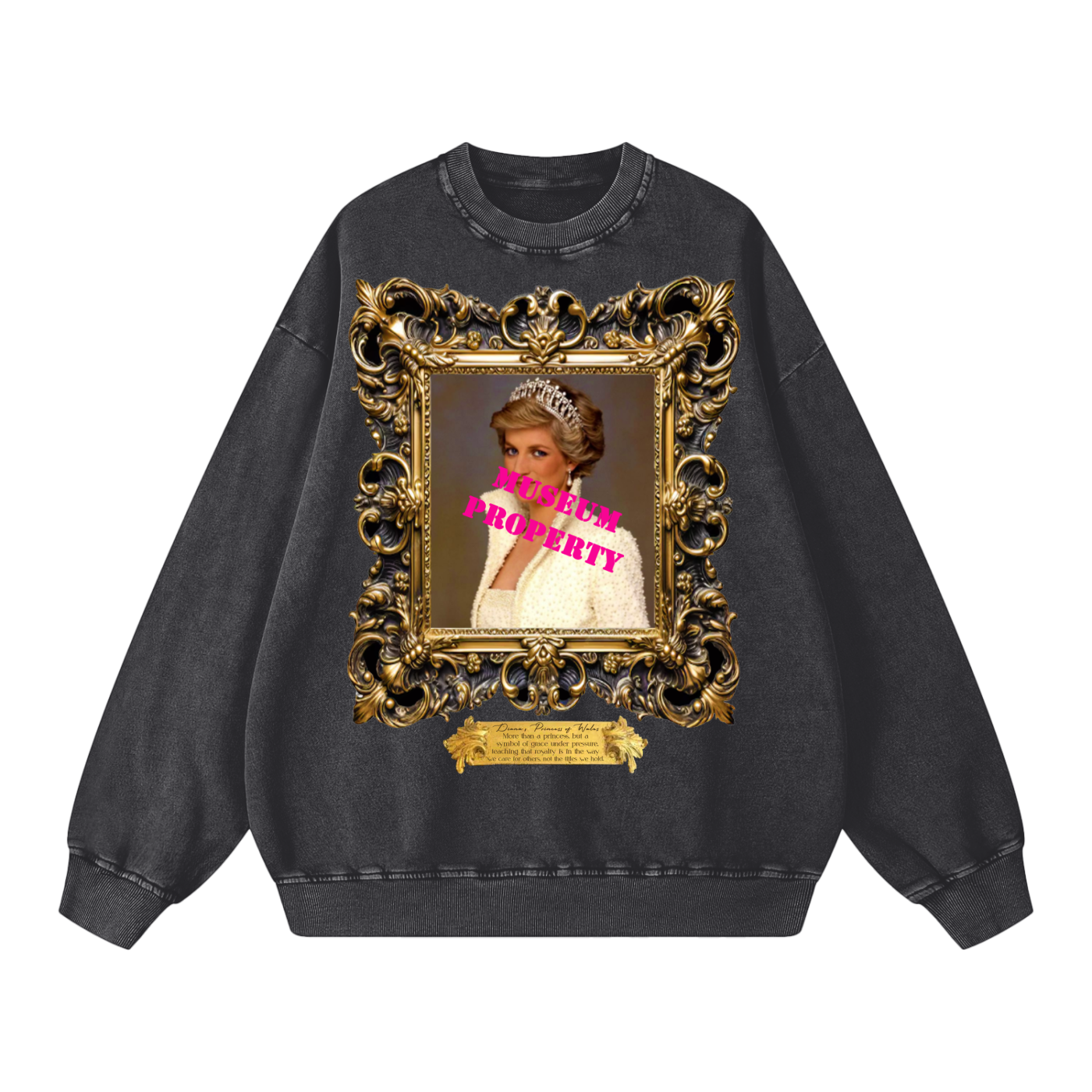 Acid Wash Oversize Sweatshirt - 360 GSM
