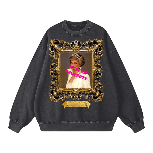 Acid Wash Oversize Sweatshirt - 360 GSM