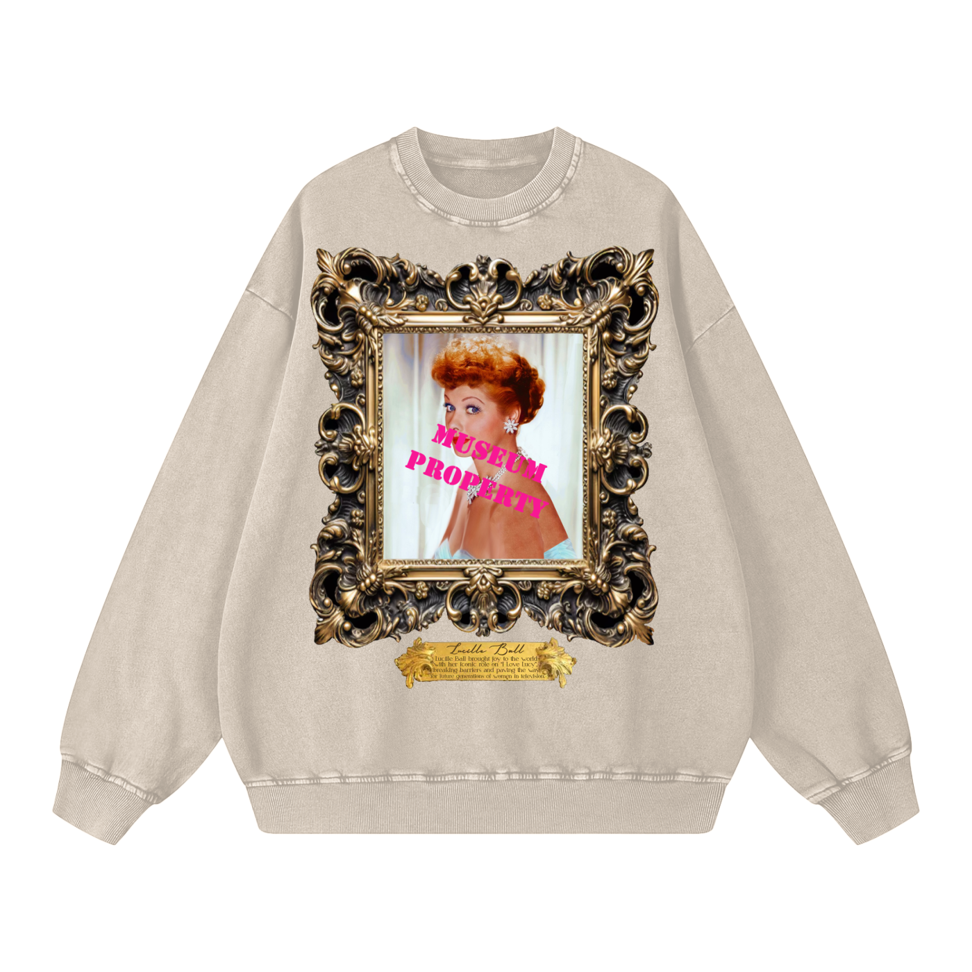 Acid Wash Oversize Sweatshirt - 360 GSM