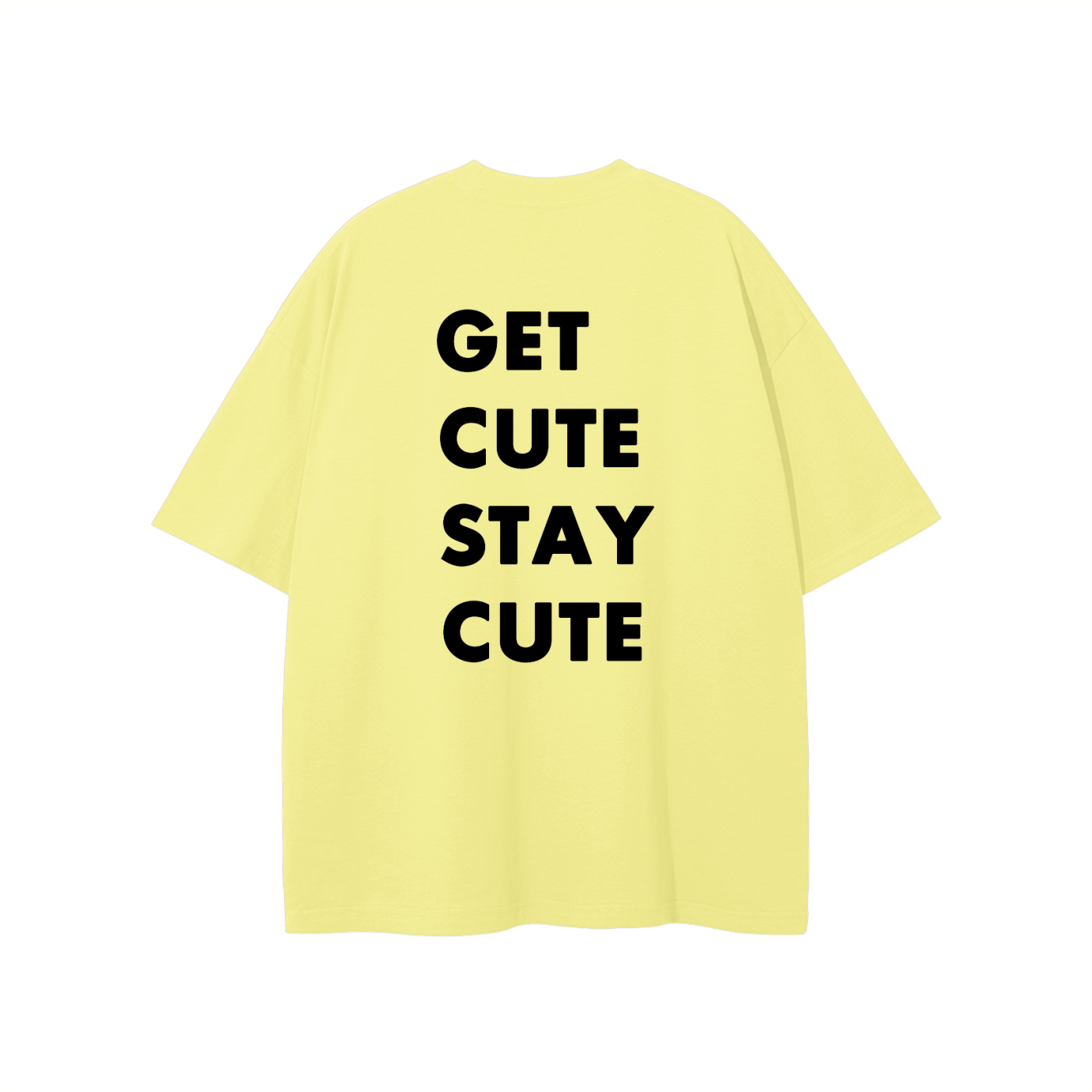 CGM Left Chest Logo Get Cute Tee White