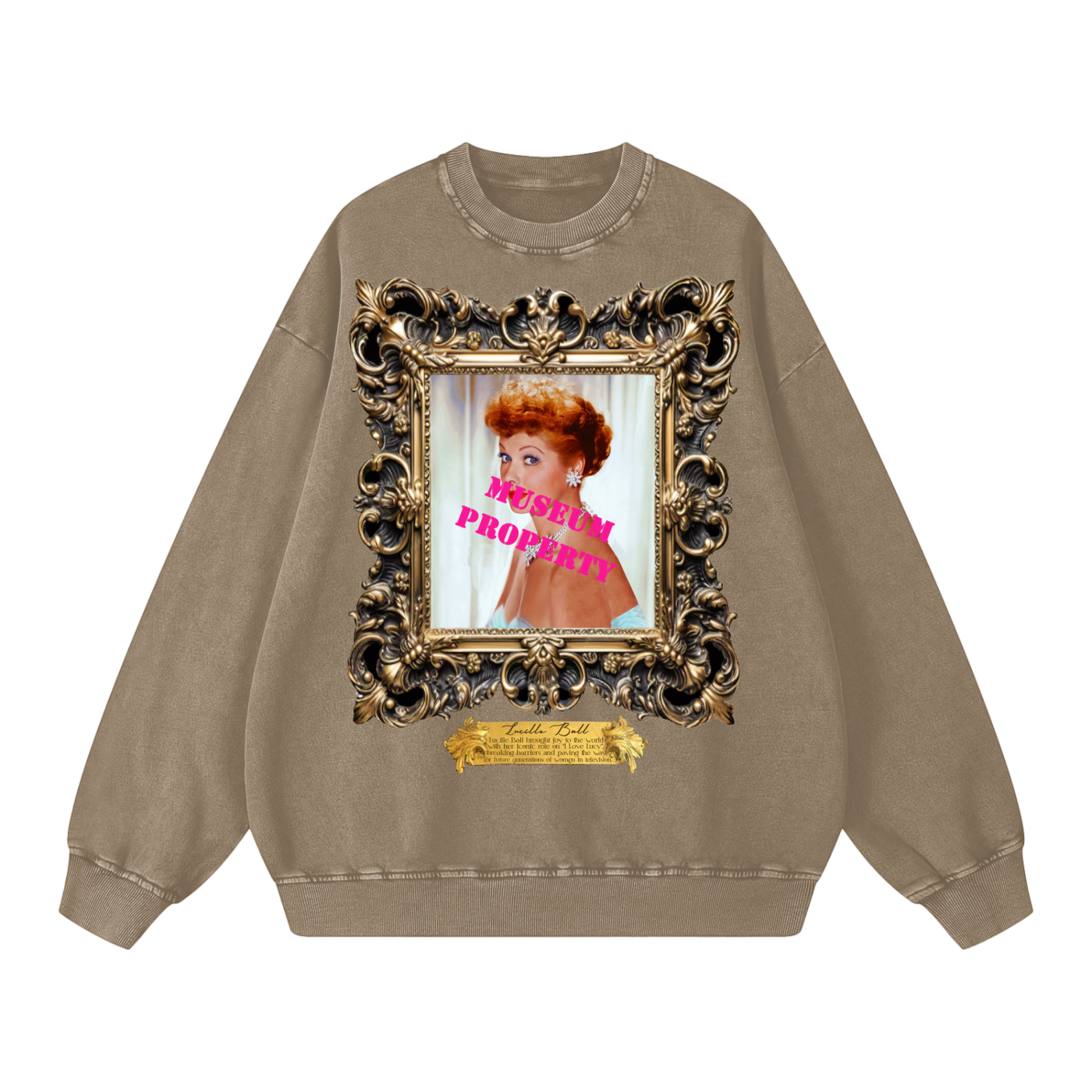 Acid Wash Oversize Sweatshirt - 360 GSM