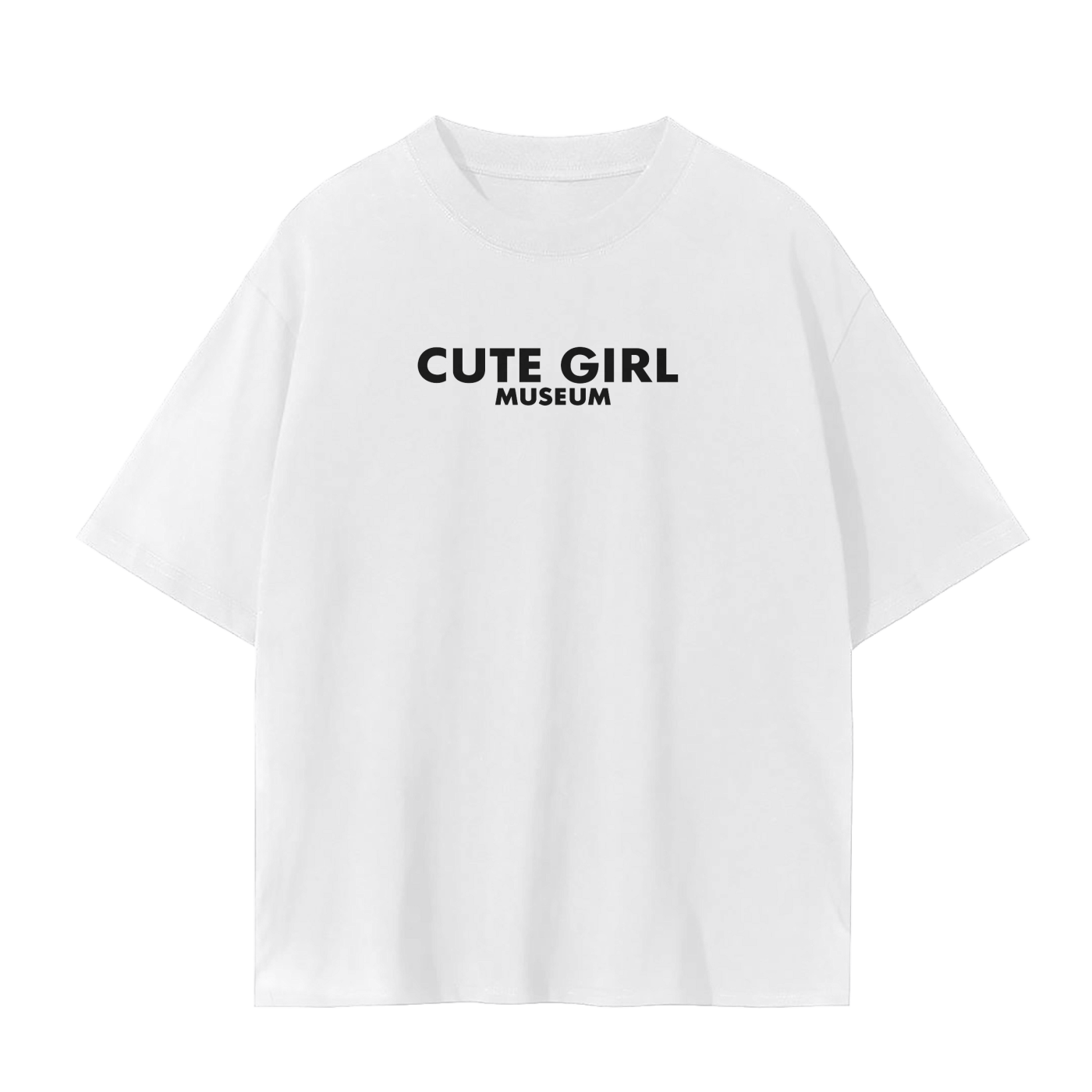 CGM Cute Girl Logo Tee White